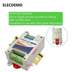 RS485 Modbus RTU 2-Ch DIDO Relay IO Expansion Module, High Precision Digital Input Output Controller, Industrial PLC Board DIY