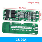 GREATZT 1S 2S 3S 4S 3A 20A 30A Li-ion Lithium Battery 18650 Charger PCB BMS Protection Board For Drill Motor Lipo Cell Module