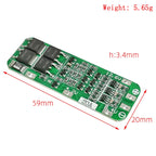 3S 20A Li-ion Lithium Battery 18650 Charger PCB BMS Protection Board For Drill Motor 12.6V Lipo Cell Module 64x20x3.4mm