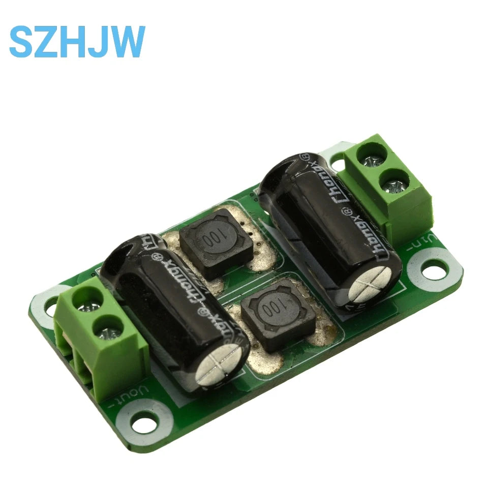 1-10PCS 0-50V 4A DC Power Filter Board EMI Suppression for Class D Amp Car Audio Industrial Use