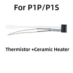 Bamboo Lab X1 P1 Hotend Cooling Fan with Cable for 3D Printer Rapid Accessories Heater Thermistor Compatible with X1C P1S P1P Mo
