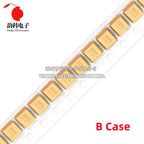 10pcs A B C D Case Tantalum Capacitor 6V 10V 16V 25V 35V 50V 0.1UF 1UF 2.2UF 4.7UF 10UF 22UF 33UF 47UF 100UF 220UF 330UF 470UF