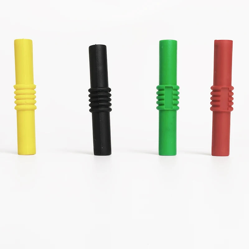 4-40PCS Gold-Plated Female Stackable Banana Jack Connectors,Metal Extension Couplers for Binding Posts and Electrical Test Leads