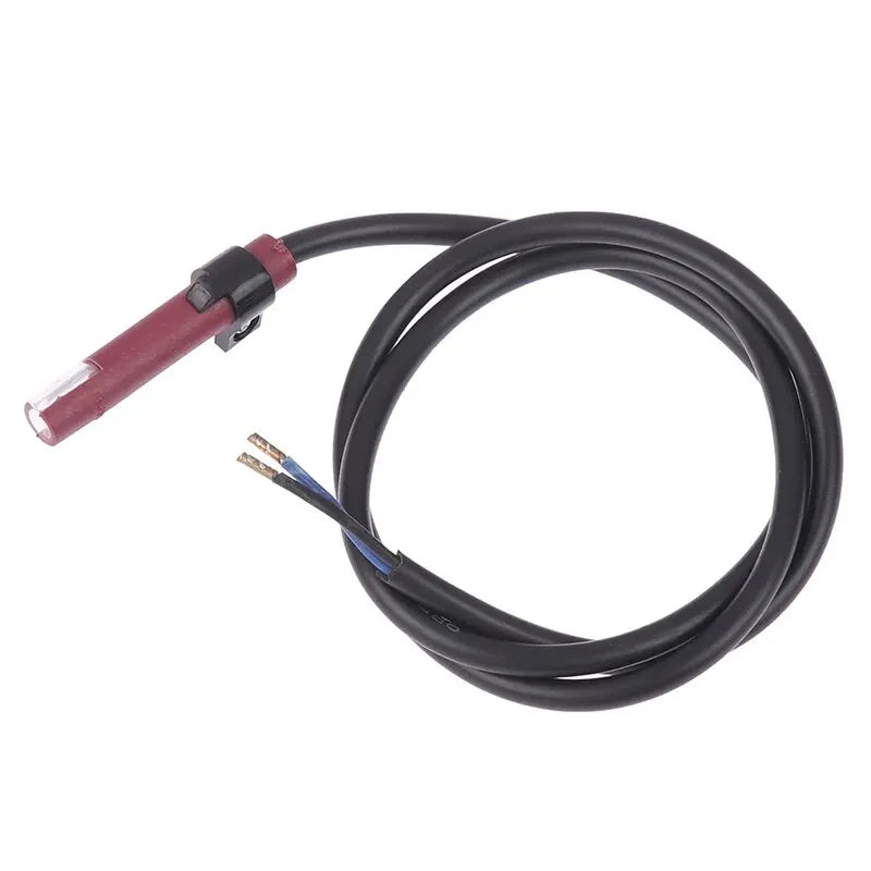 5cm QRB1 Flame Detector Photosensitive Electric Eye Burner Detection Photoresistor Red QRB1 Photocell For Burner Waste Oil