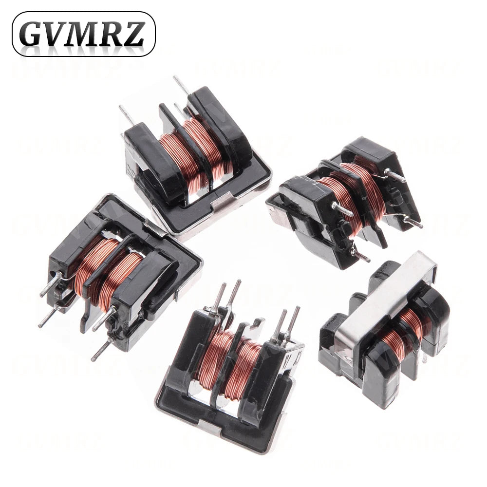 5PCS UU9.8 Common Mode Choke Inductor 10mH 20mH 30mH 40mH 50mH For Filter Pitch