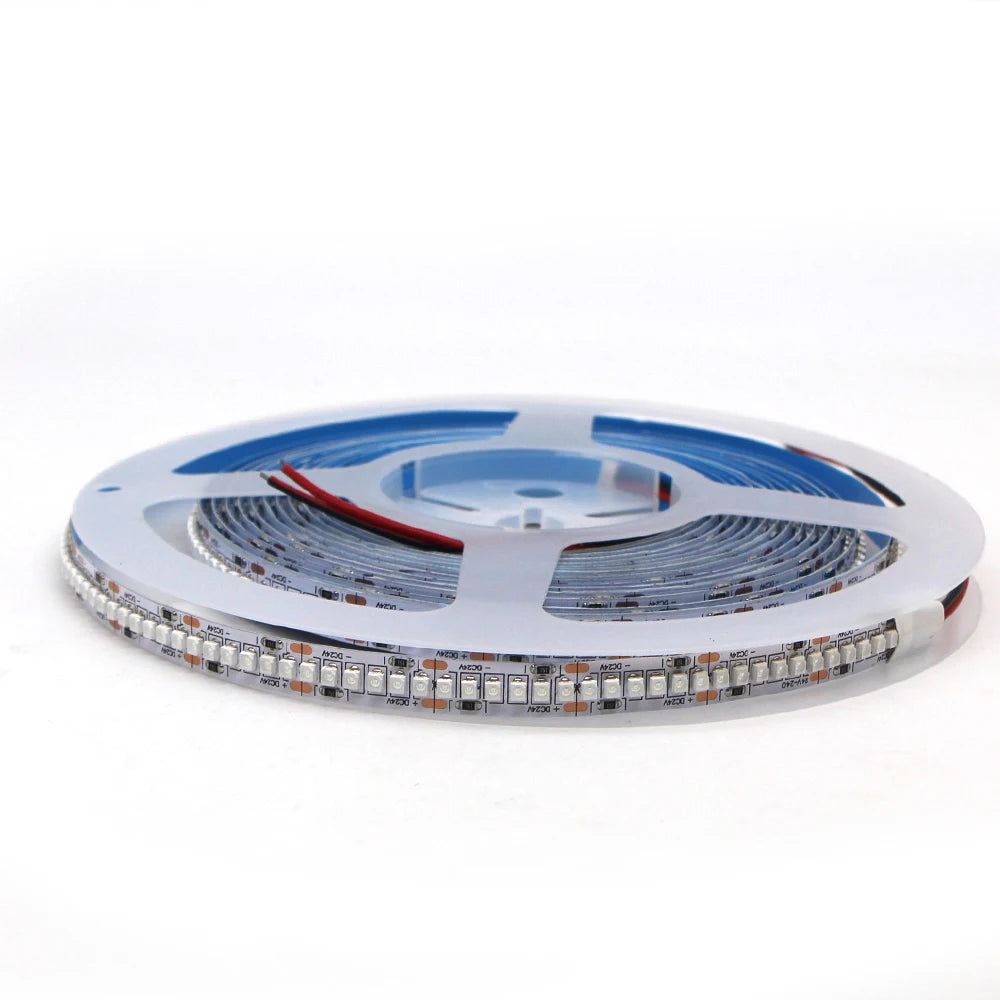 UV LED Strip Light 12V 24v Ultraviolet 60/120/240LEDS/M LED Diode Ribbon LAMP SMD 3528 Purple Flexible Tape for DJ Fluorescence