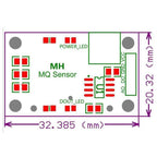1PCS Gas Sensor MQ-2 MQ-3 MQ-4 MQ-5 MQ-6 MQ-7 MQ-8 MQ-9 Detection Smoke methane liquefied Gas Sensor Module
