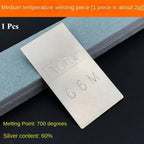 Silver Solder Sheets for DIY Jewelry Welding - High/Medium/Low Temp Options Jewelry Processing Tool