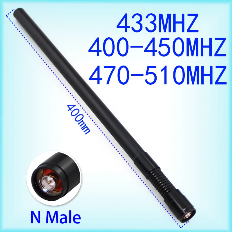 LORA gateway spring-damped antenna 230MHz 400-450MHz 470-510MHz high-gain outdoor waterproof fiberglass signal amplifier antenna