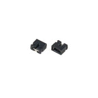 50PCS 2.0MM Pitch Open Top Jumper Cap Black Opening 2MM Pin Header Connection Block