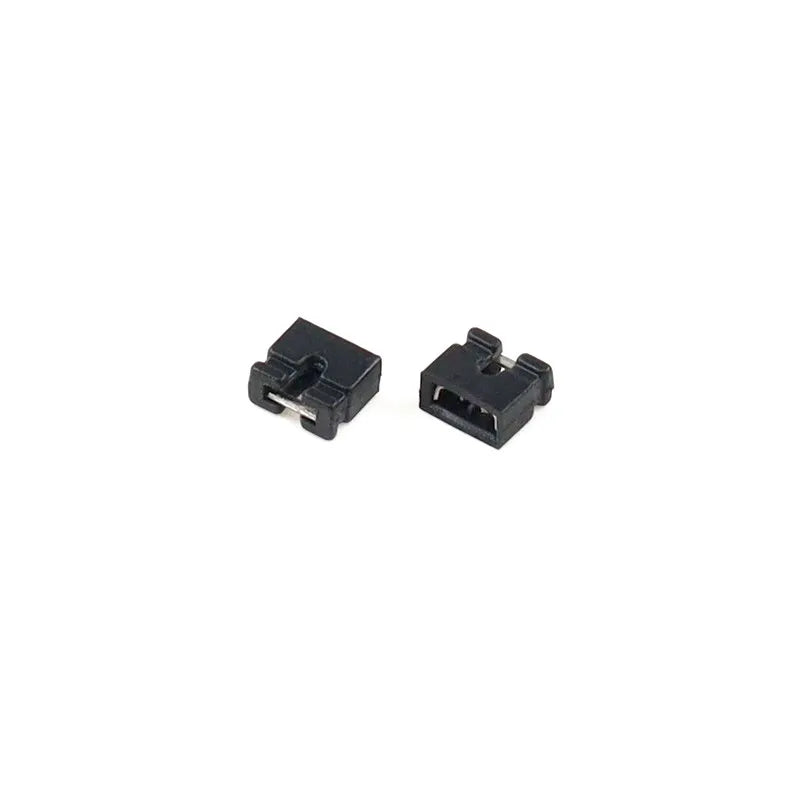 50PCS 2.0MM Pitch Open Top Jumper Cap Black Opening 2MM Pin Header Connection Block