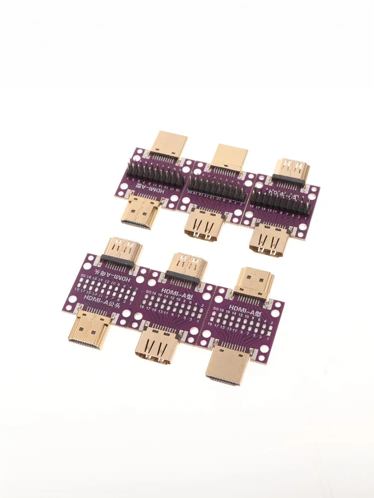 HDMI Male To Female/Female To Female/Male To Male Test Adapter Board With PCB Board Conversion Circuit Board Module