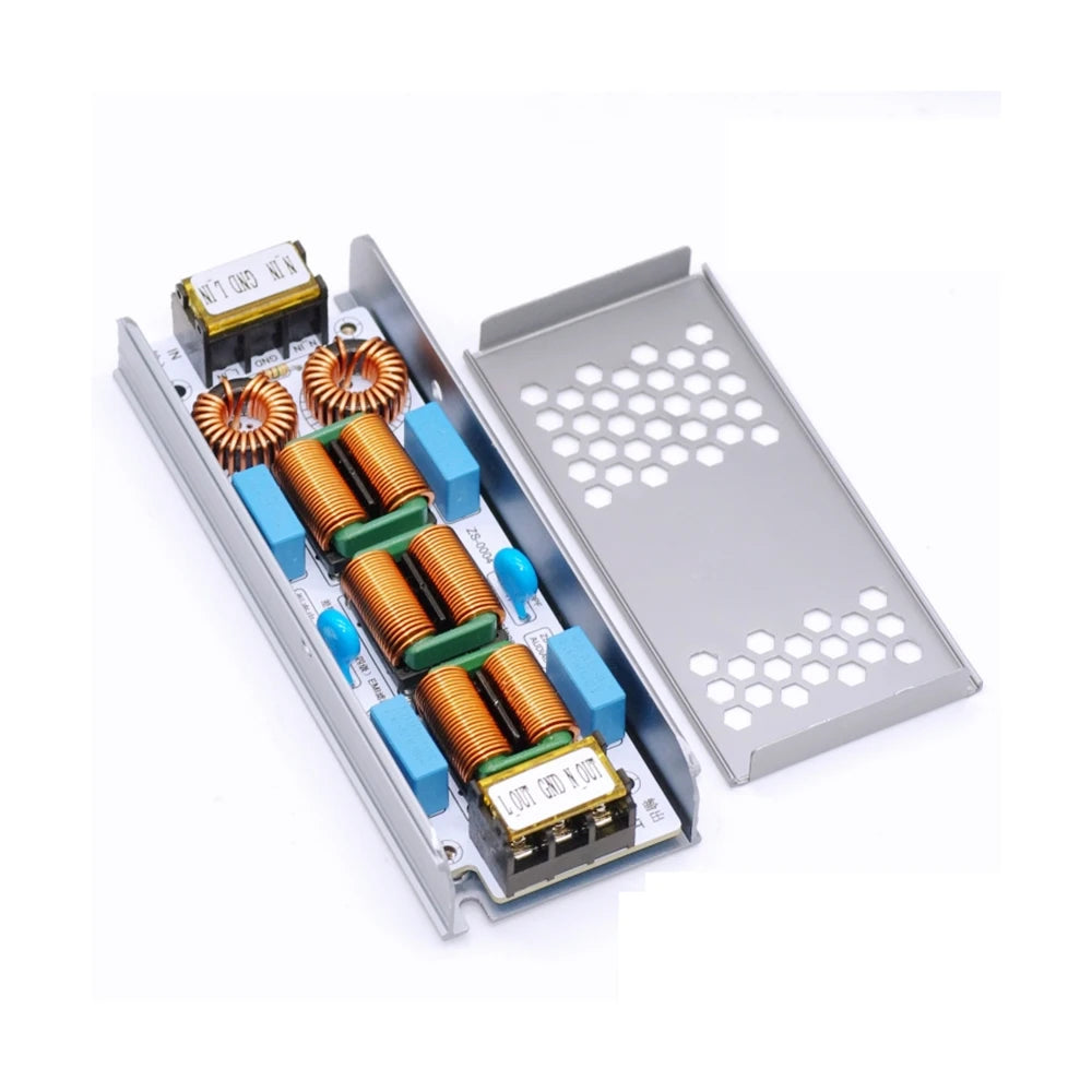6A 10A AC 110V 220V EMI Filter 4-Level Electromagnetic Interference Suppressor Power Audio Amplifier Purifier Computer Filterin