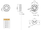 2026  IP50 SSI Rotary Encoder 23 Bit Absolute with 14/15/19/20mm Hollow Shaft 20 Bit Optical with 14mm Shaft