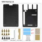 Raspberry Pi 4 Case (N300), Ultra-Thin CNC Aluminum Case Passive Cooling for Raspberry Pi 4 8GB / 4GB / 2GB