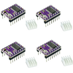 1-10pcs 3D Printer Parts StepStick DRV8825 A4988 Stepper Motor Driver With Heat sink Carrier Reprap RAMPS 1.4