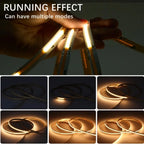 WS2811 IC COB LED Strip DC24V 360LEDs Addressable Running Water Flowing Light Flexible High Density Tape RA90 3000K/4000K/6000K