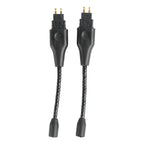 2PCS Gold Plated Interface MMCX Adapter Cable Lossless Sound Cable for HD650 HD660 S HD6XX HD600 HD580 HD535 HD545 HD565 HD265
