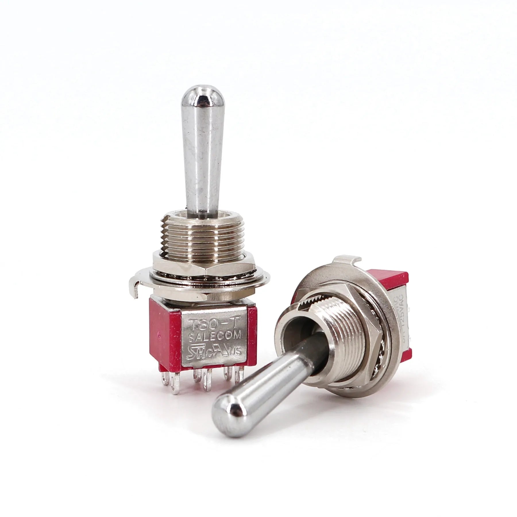 Salecom SH T80-T Z1 Large Long Handle Mini Toggle Switch 12mm Panel Mount 5A/125VAC