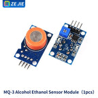 Smoke Gas Sensor Module MQ‑2/3/4/5/6/7/8/9, MQ‑135, Detect Flammable Gas, Alcohol, Carbon Monoxide