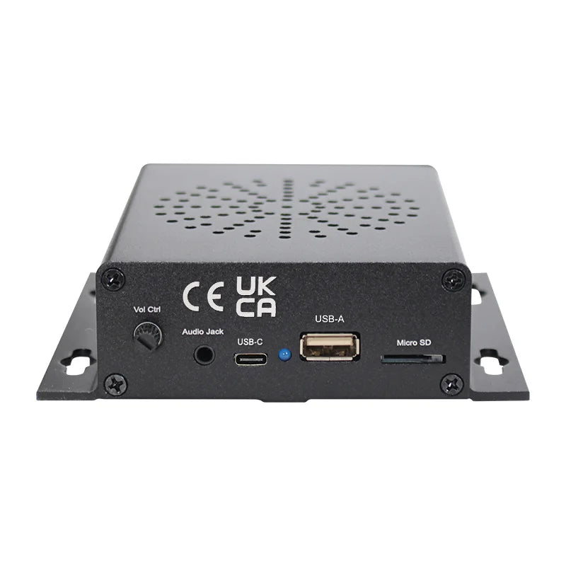 Triggerable Audio Player for Museum Exhibitions 7-Trigger Sound Player RS485 Alert Speaker BGM Player Triggered by Dry Contacts