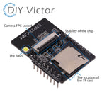 ESP32-CAM WiFi Module 2.4G Antenna ESP32 Serial to WiFi ESP32 CAM Development Board 5V Bluetooth with OV3660 Camera Module DIY