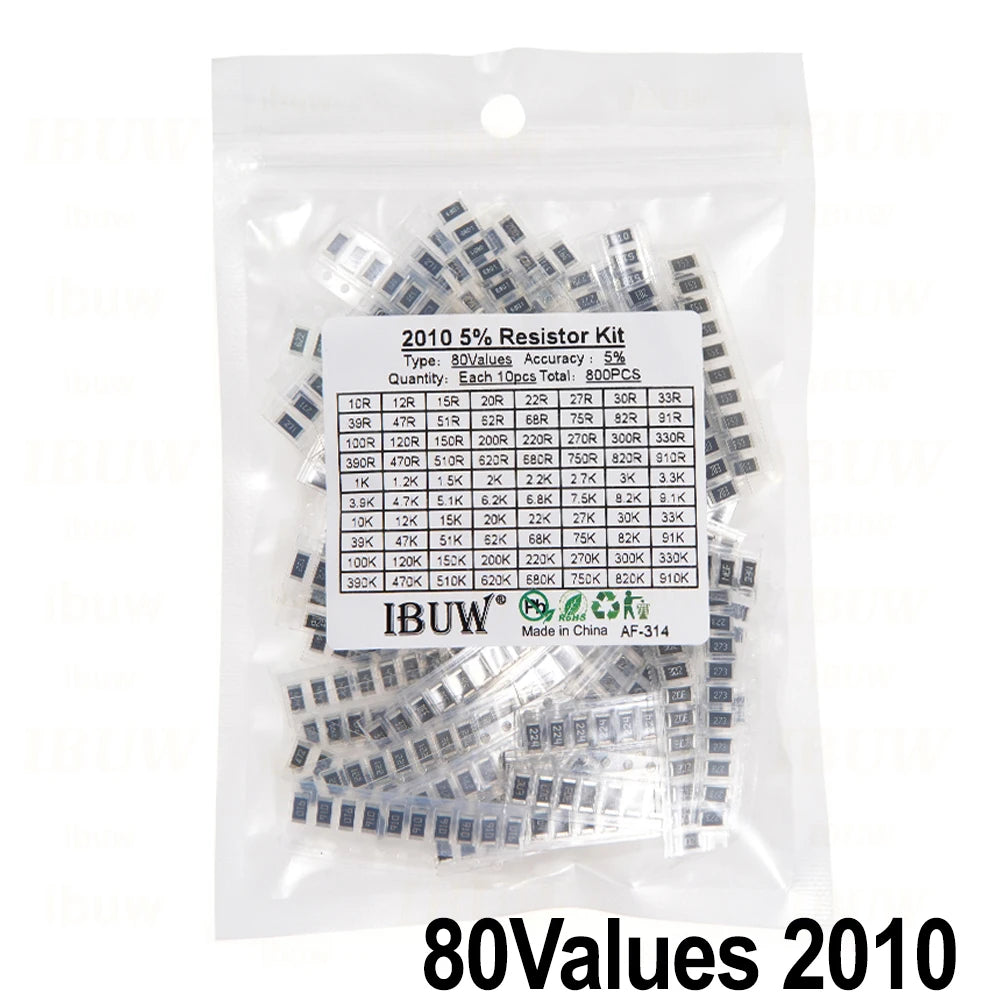660pcs 200pcs 720pcs 4000pcs 0402 0603 0805 1206 1210 2512 smd resistor kit igmopnrq assorted kit 10k 100k 1k 1r 100r 220r 1% 5%