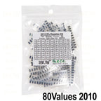 660pcs 200pcs 720pcs 4000pcs 0402 0603 0805 1206 1210 2512 smd resistor kit igmopnrq assorted kit 10k 100k 1k 1r 100r 220r 1% 5%