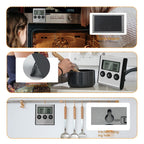 Tp700 Digital Remote Wireless Food Kitchen Oven Thermometer Probe For BBQ Grill  Oven Meat Timer  Temperature  Manually Set
