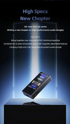 FiiO QX13 HIFI Portable Headphone Amplifier AMP Hi-res Desk TOP-grade Decoder USB DAC ES9027PRO DSD512 PCM768K 900WM