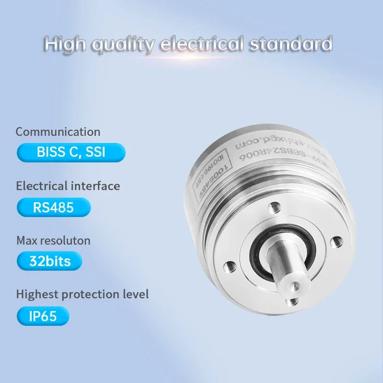 17-24bits BiSS C/SSI RS485 interface 39mm 24 bit mini absolute rotary encoder SM39 absolute rotary encoder