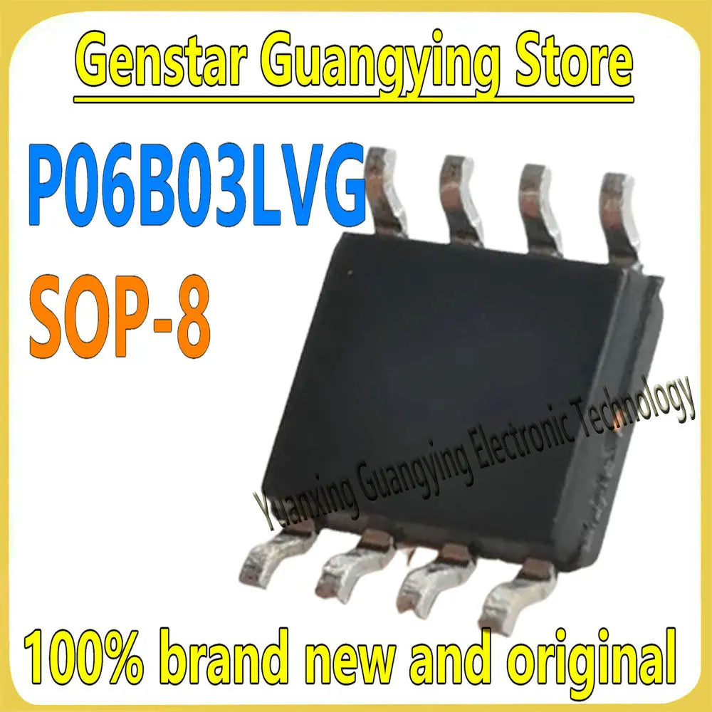 (5 Pieces) P06B03LVG P06B03 SMT SOP-8 P-Channel MOSFET Field Effect Tube 100% Brand New & Original
