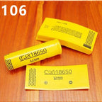 100pcs/lot Battery packaging skin 18650 lithium battery PVC heat shrinkable sleeve packaging skin shrink film insulation sleeve