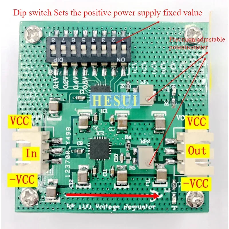 TPS7A4701\TPS7A3301 Module,Pos+Neg 2 power supplyUltra-low noise linear voltage regulator,power supply of RF operation amplifier
