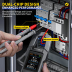 FNIRSI DMC-100 10000 Counts DC AC Current USB rechargeable Clamp Meter Digital Multimeter 600A Amperimetric Clamp NCV Meter Tool