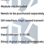 1~10PCS MAX31855  MAX6675 K Type Thermocouple Breakout Board Temperature Measurement Module 3V-5V For Arduino