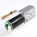 1pc 5840-31ZY Scroll Hall Encoder Geared Motor 12V 24V Hanger Motor Metal Gear Forward Reverse