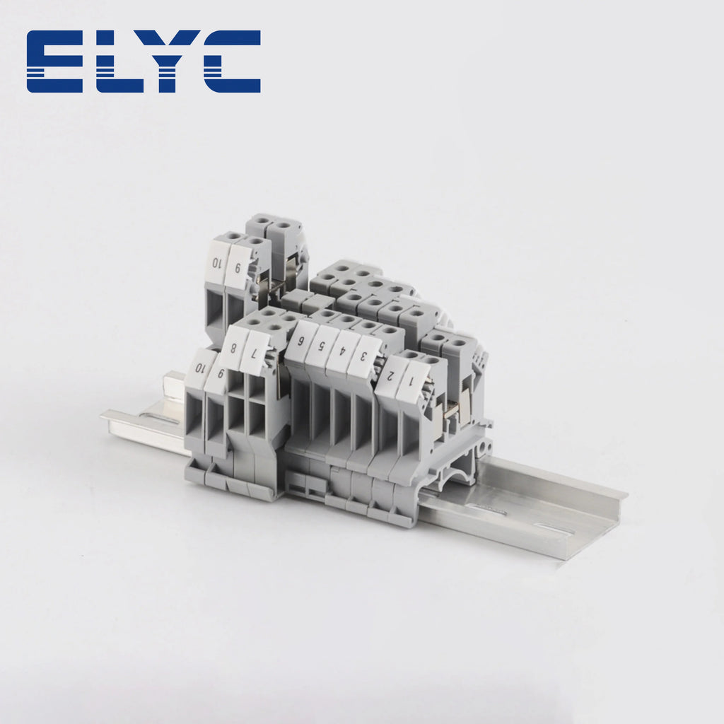 100Pcs ZB6 For UK2.5B UK5N PT4 ST4 UKK/UKKB5 DIKD1.5 Number Blank DIN Rail Terminal Block Accessories UK Zack Marker Strips ZB 6