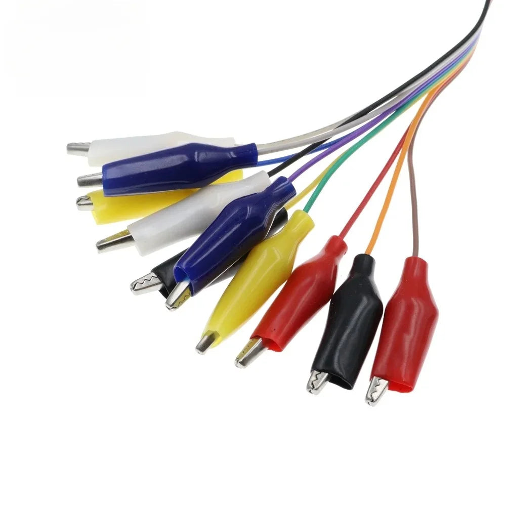 1/5PCS Colored DuPont Wire With Crocodile Clip DuPont Male/Female Head Crocodile Clip Wire Test Wire Connecting Wire For Arduino