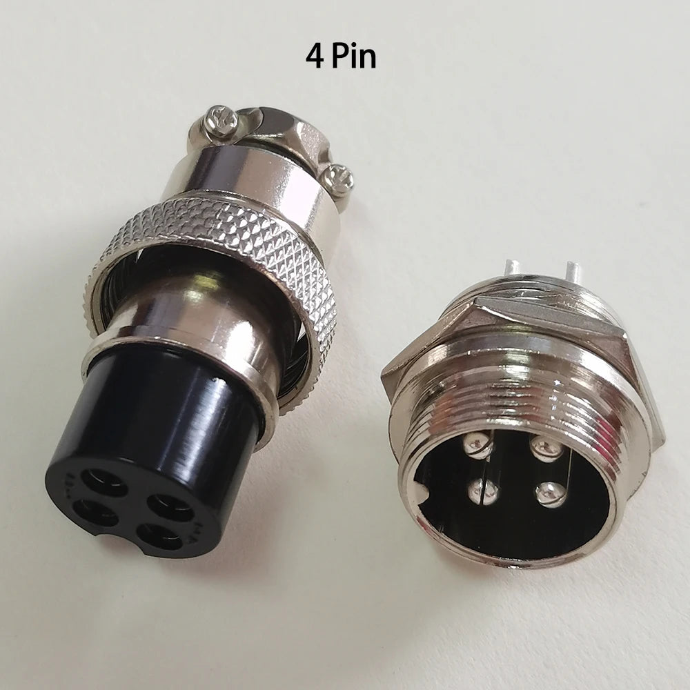 1 Set GX20 15x43mm 19mm M19 2 3 4 5 6 7 8 9 10 12 Pin Male Female Docking Aviation Plug Waterproof Circular GX Aviator Connector