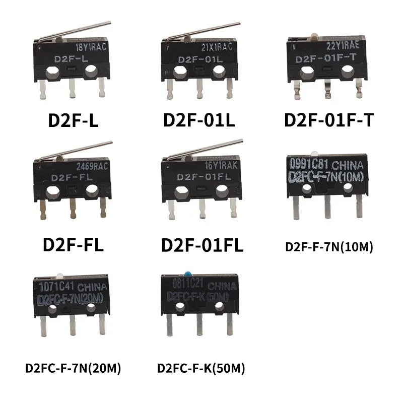 3/10Pcs Original D2FC micro switch D2FC-F-7N 10m20m OF D2FC-F-K (50M) 60MN D2F D2F-F D2F-01 D2F-01L D2F-01FL D2F-01F-T D2F-F-3-7