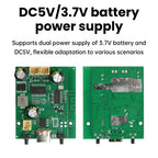 DC 5V/3.7V TWS Stereo BT Amplifier Board 2*10W Dual Channel Adjustable Rechargeable Bluetooth Amplifier Board