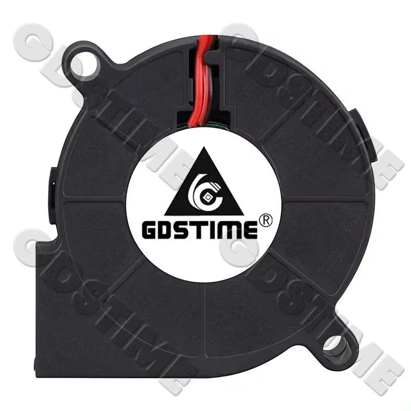 Gdstime 5015 Blower Fan 24V 12V 5V 50MMx15MM Turbine Radial Fan 5015 Dual Ball High Speed Cooler for 3D Printer Parts Cooling