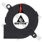 Gdstime 5015 Blower Fan 24V 12V 5V 50MMx15MM Turbine Radial Fan 5015 Dual Ball High Speed Cooler for 3D Printer Parts Cooling
