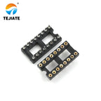10PCS IC Sockets DIP6 DIP8 DIP14 DIP16 DIP18 DIP20 DIP24 DIP32 DIP28 DIP40 pins Connector DIP Socket 6 8 14 16 18 20 24 28 40Pin