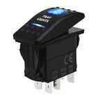 12V 24V Car Boat Rocker Toggle Switch Waterproof ON/OFF 5 Pin Latching Marine Push Button led light bar rear light reverse light