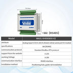 ModBus RTU Serial IO 1/2/4/6/8/10/12-Channel Analog Input Module RS485 CDSENET MA01-XHXX Rail Installation 8~28VDC Watchdog