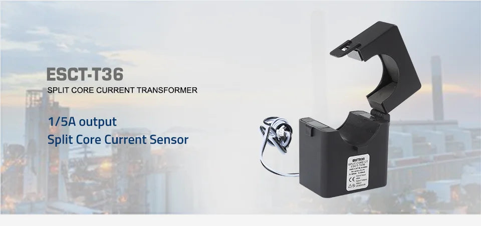 ESCT-T36 Series,100-600/5A, Split Core Current Transformer