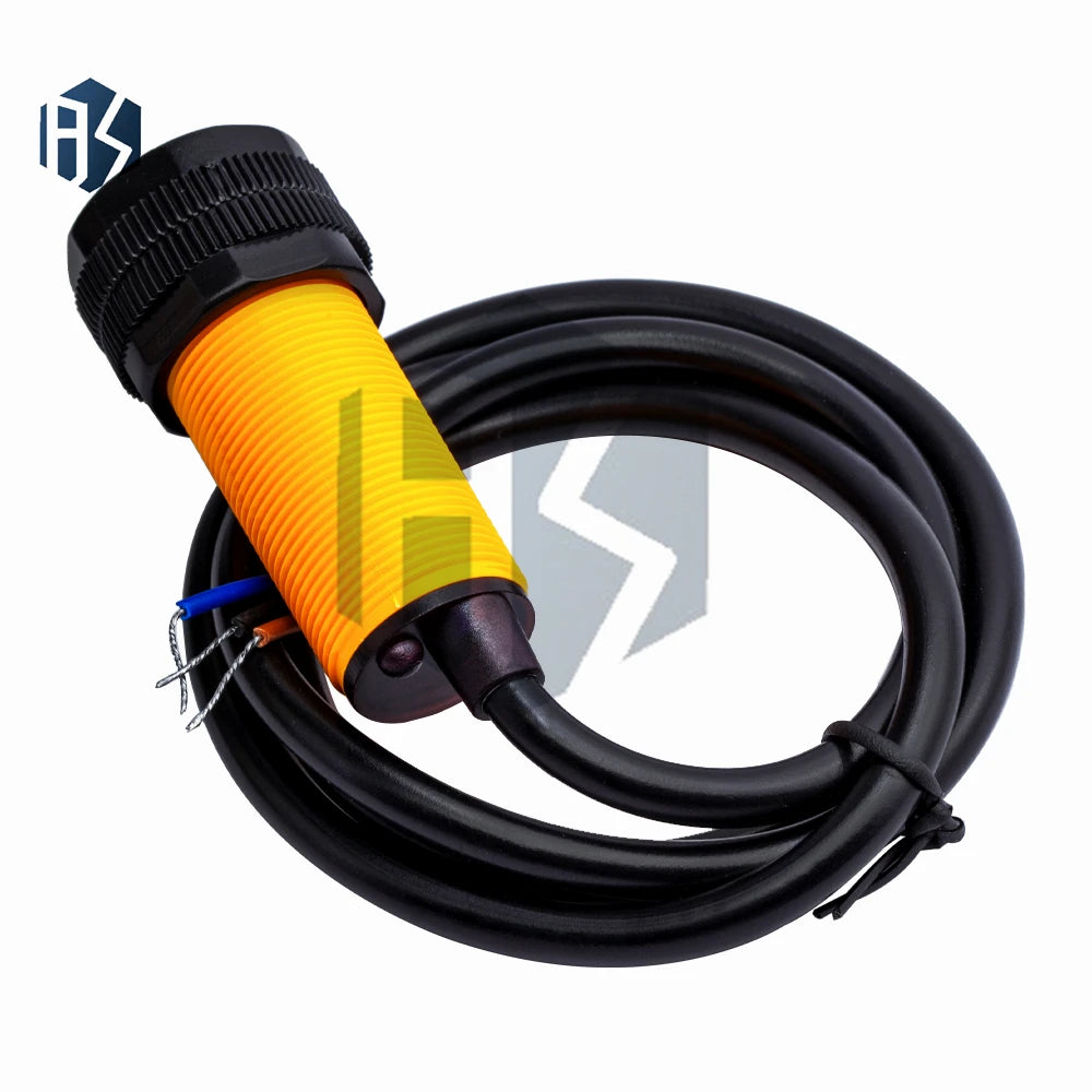 E18-D80NK Infrared Obstacle Avoidance Reflective Photoelectric Sensor with Adjustable 3-80cm Detection Range for Smart Car Robot