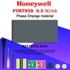 Honeywell PTM7950 Phase Change Pad 8.5W/mk Thermal Grease Material Laptop/CPU/GPU Heatsink Cooling Thermal Conductive Paste Pad